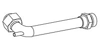 Calibration bend M30x1,5 with sensor pocket Calibration bend M30x1,5 with sensor pocket