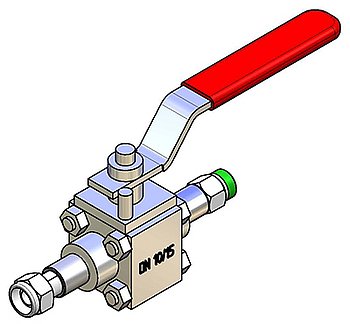 Ball valve M16x1