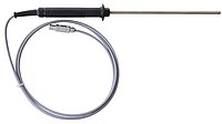 Temperature sensor Pt100, closed, Ø 6 mm, 200 mm Temperature sensor Pt100, closed, Ø 6 mm, 200 mm