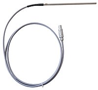 Temperature sensor PT100, closed, Ø 6 mm, 180 mm